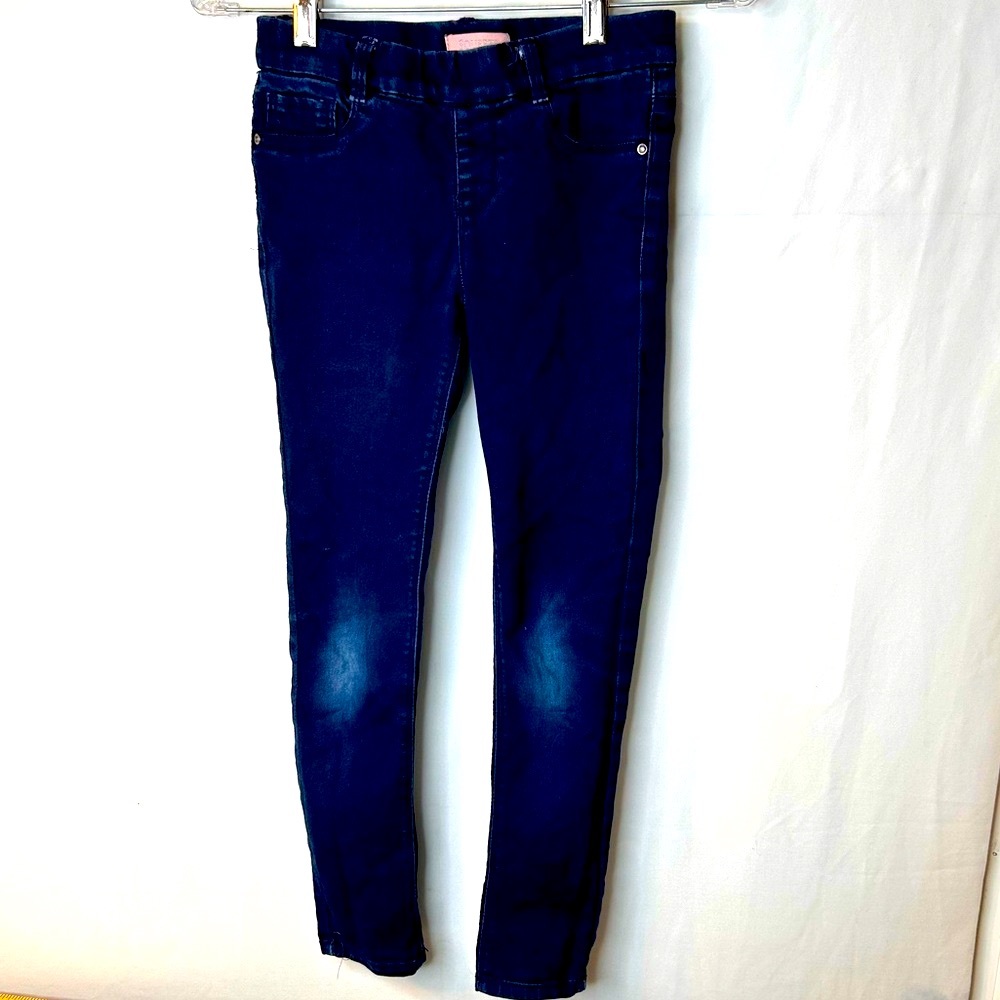 Squeeze Girl’s Navy Blue Jeans Skinny Pull-On Leggings Size 10